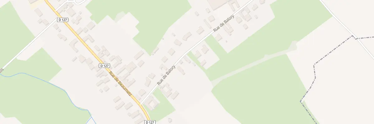 Plan du 154 Rue de Balory à Saméon