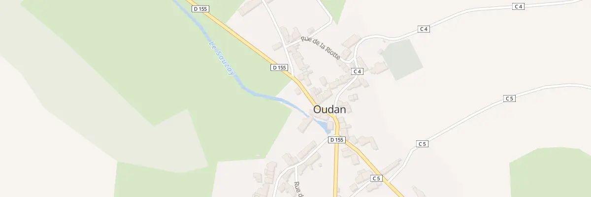 Plan du 43 Le Bourg à Oudan