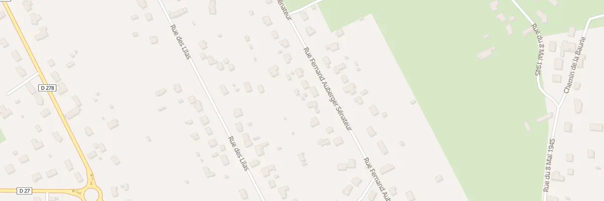 Plan du 17 Rue Fernand Auberger Senateur à Vendat