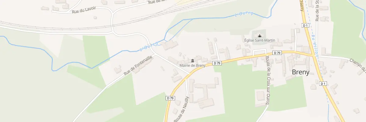 Plan du 26 Rte de Neuilly à Breny