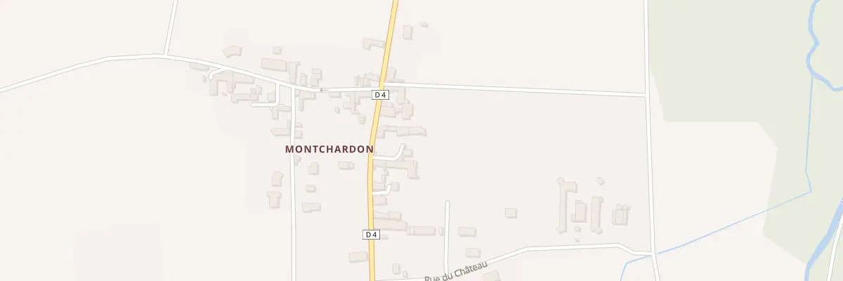 Plan du 22 Rue de Montchardon à Chassy
