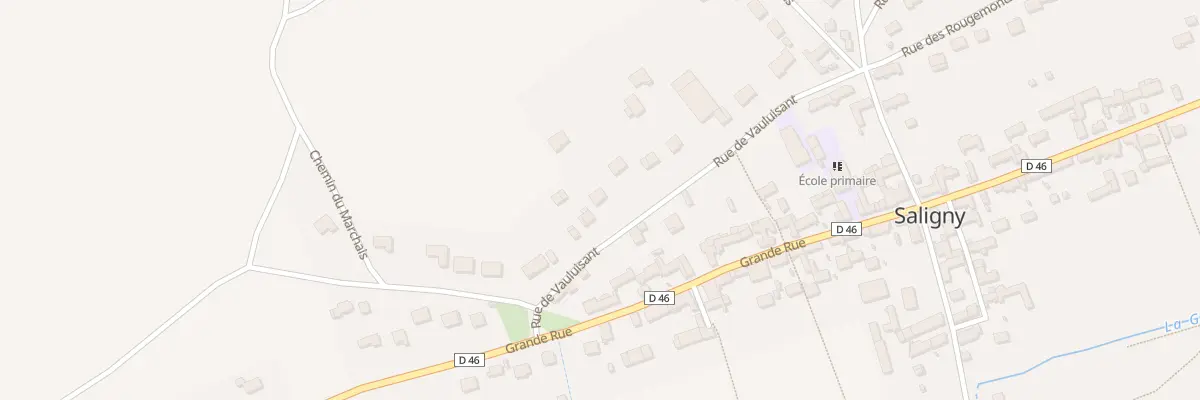 Plan du 14B Rue de Vauluisant à Saligny