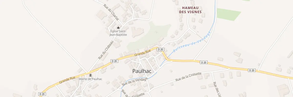 Plan du 32 Rue Grand ’Rue à Paulhac