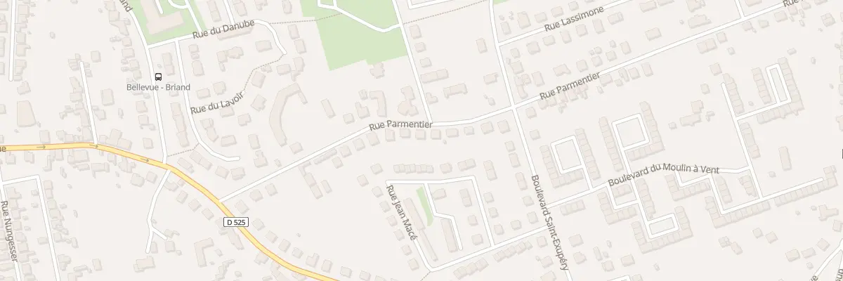 Plan du 59 Rue Parmentier à Yzeure