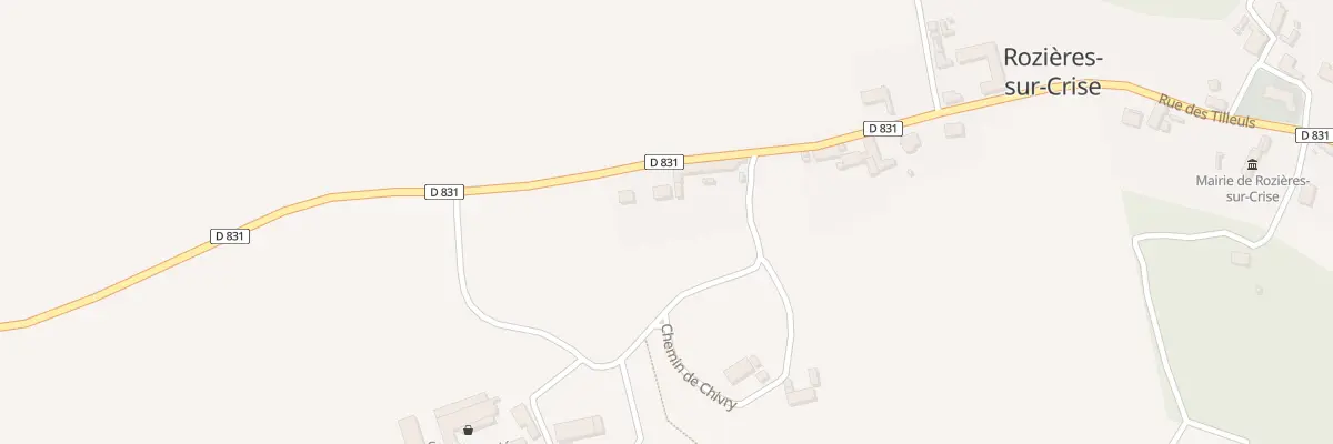 Plan du 3 Rue des Tilleuls à Rozières-sur-Crise
