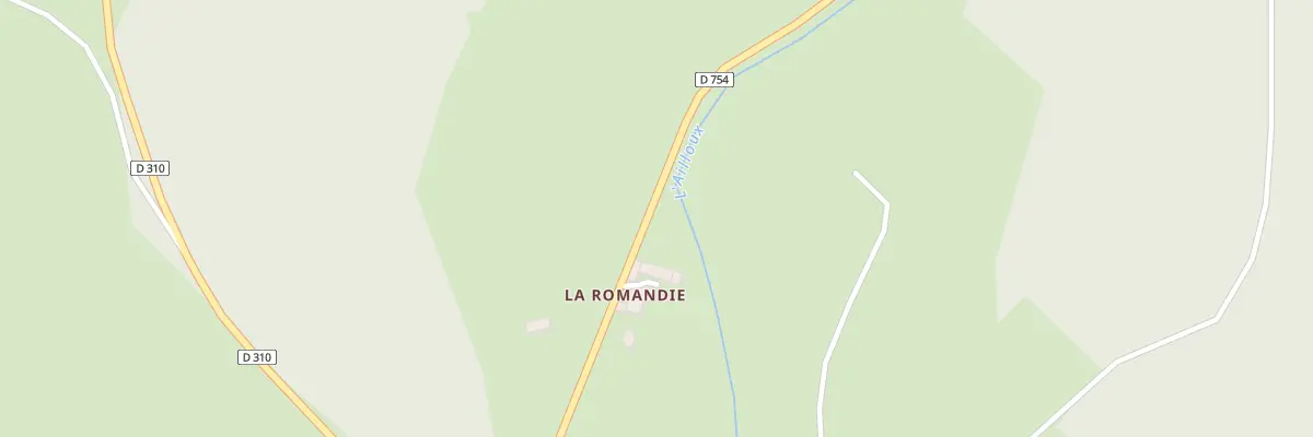 Plan du 230 La Romandie à Manglieu