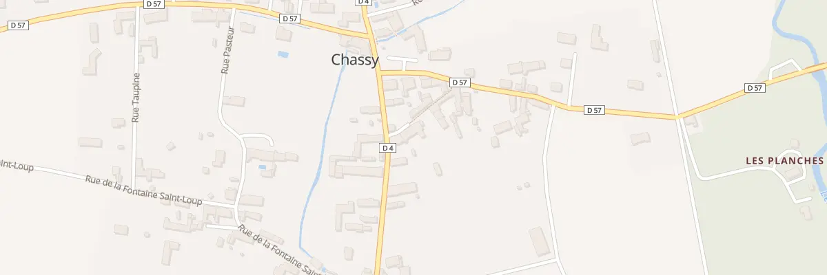 Plan du 3 Rue aux Anes à Chassy