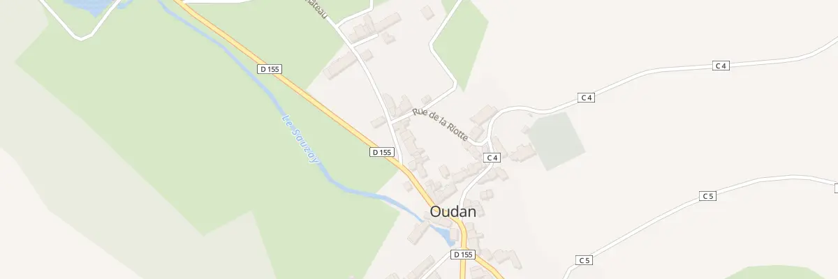 Plan du 54 Le Bourg à Oudan