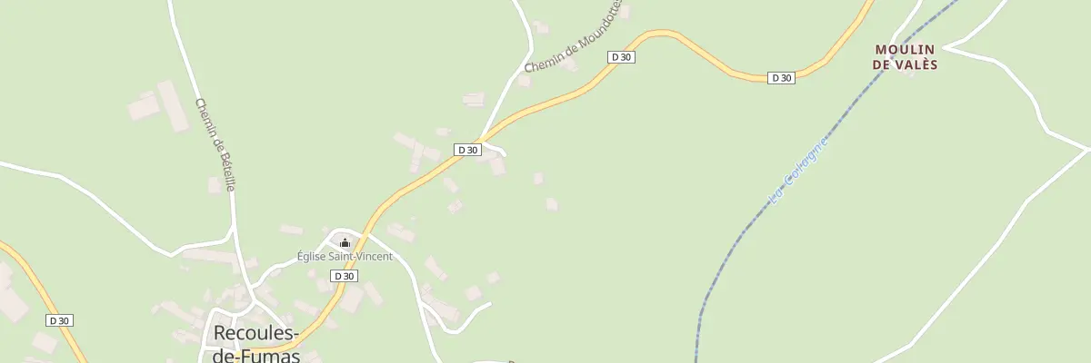 Plan du 5164 Recoules de Fumas à Recoules-de-Fumas