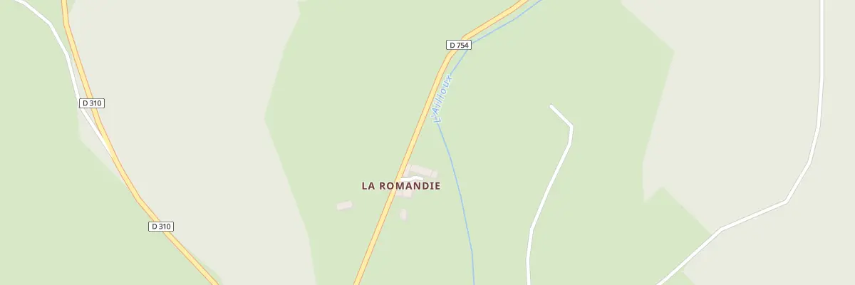 Plan du 5206 La Romandie à Manglieu