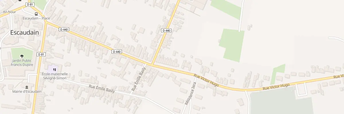Plan du 73 Rue Victor Hugo à Escaudain