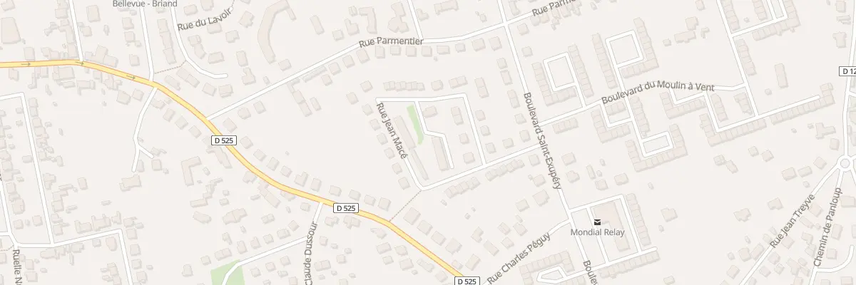Plan du 10 Rue Jean Macé à Yzeure