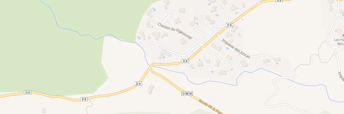 Plan du 1 Che du Pigeonnier à Mourèze