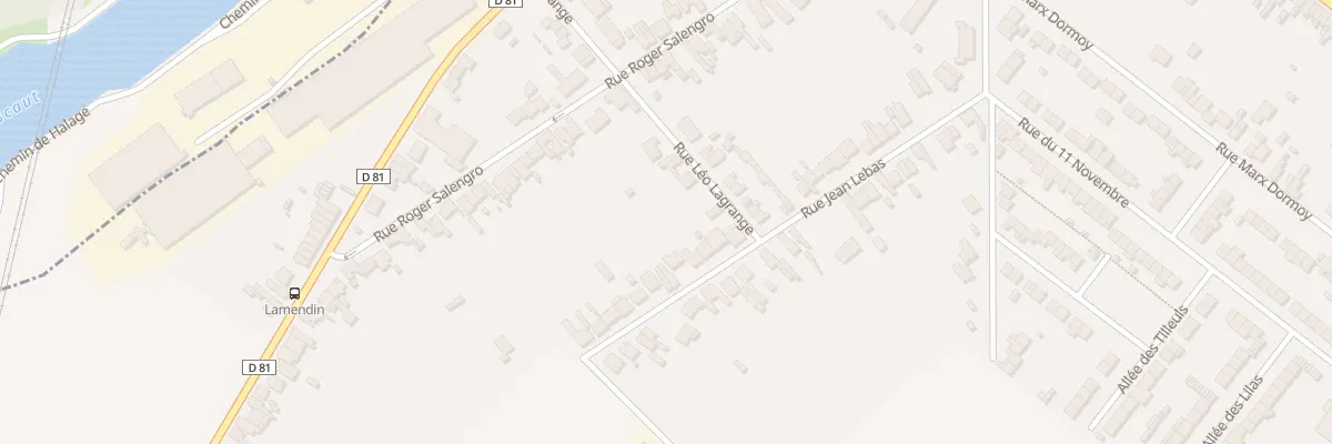 Plan du 38 Rue Jean Lebas à Neuville-sur-Escaut