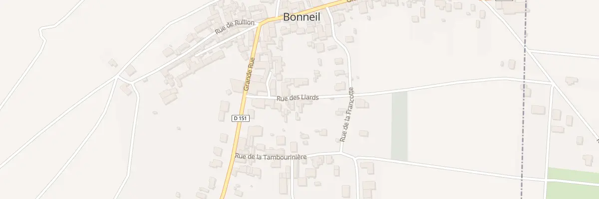 Plan du 12 Rue des Liards à Bonneil