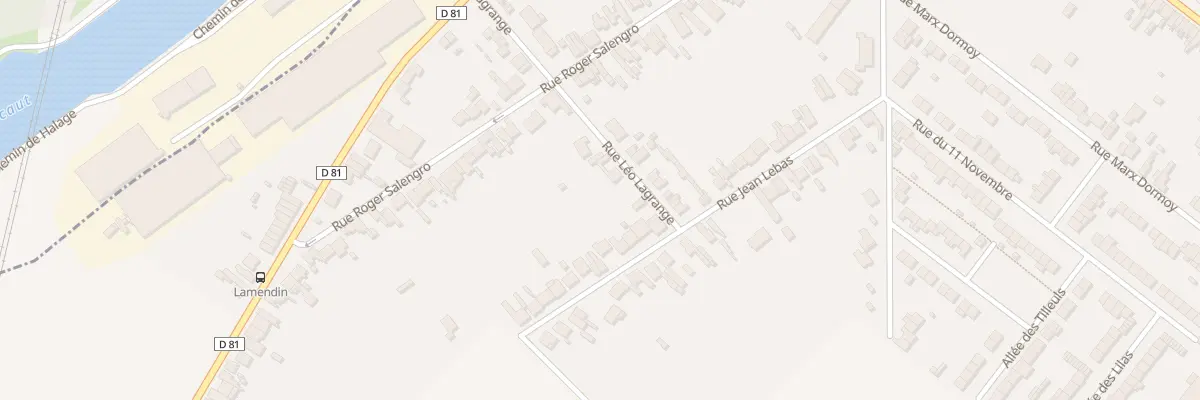 Plan du 36 Rue Jean Lebas à Neuville-sur-Escaut