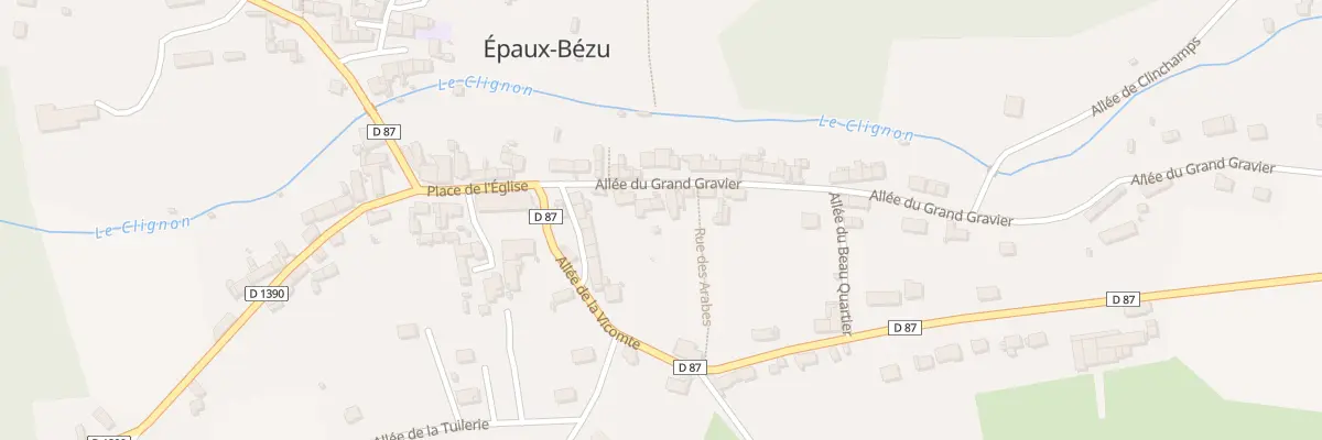 Plan du 8 All du Grand Gravier à Épaux-Bézu