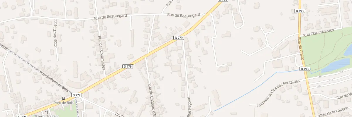 Plan du 3 Rue Pégoud à Yzeure