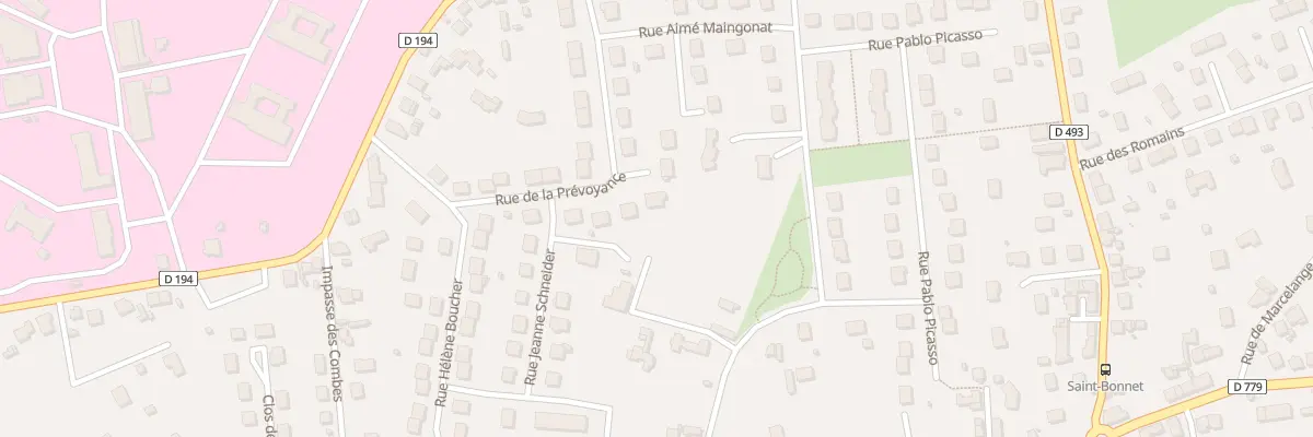 Plan du 17 Rue de la Prévoyance à Yzeure