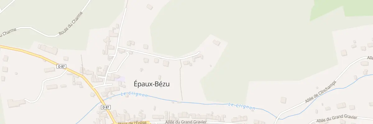 Plan du 12 All de la Garenne à Épaux-Bézu