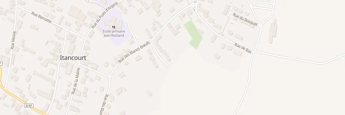 Plan du 11 Rue des Trois Chênes à Itancourt