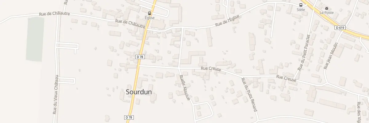 Plan du 7 Rue Creuse à Sourdun