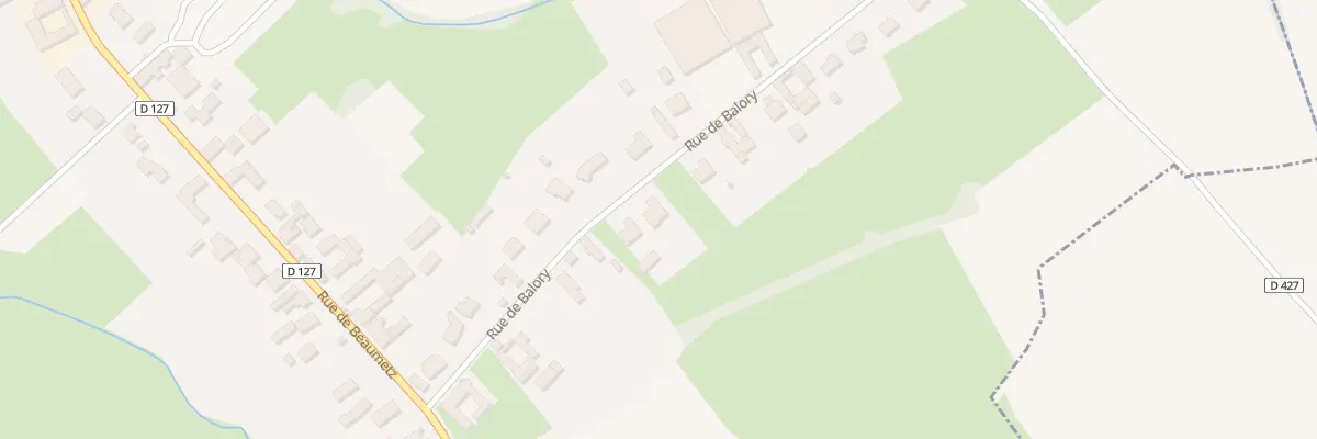 Plan du 224 Rue de Balory à Saméon
