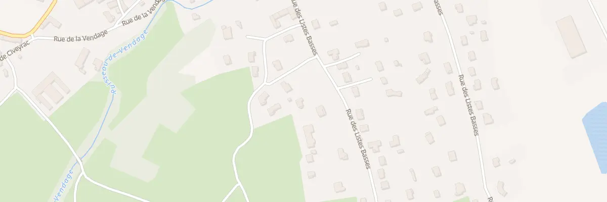 Plan du 120 Rue des Listes Basses à Paulhac