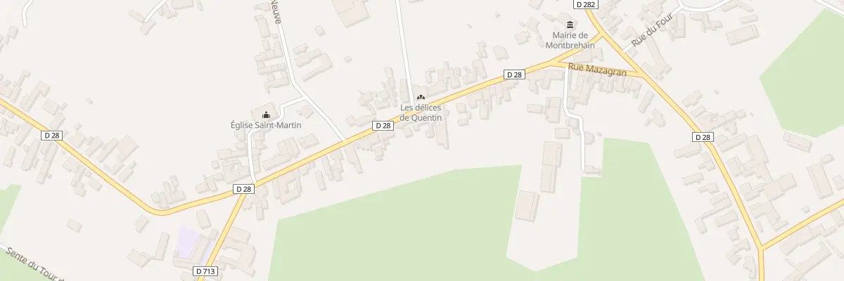 Plan du 29 Rue Charles de Gaulle à Montbrehain