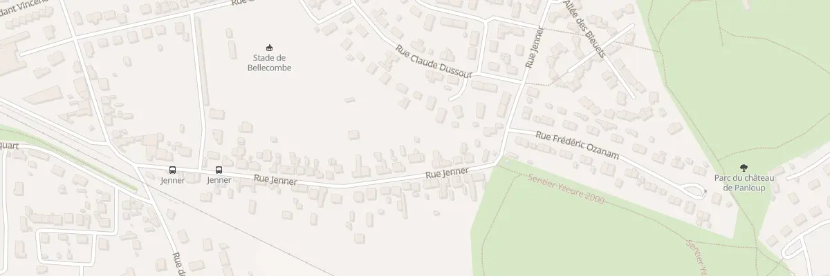 Plan du 47 Rue Jenner à Yzeure