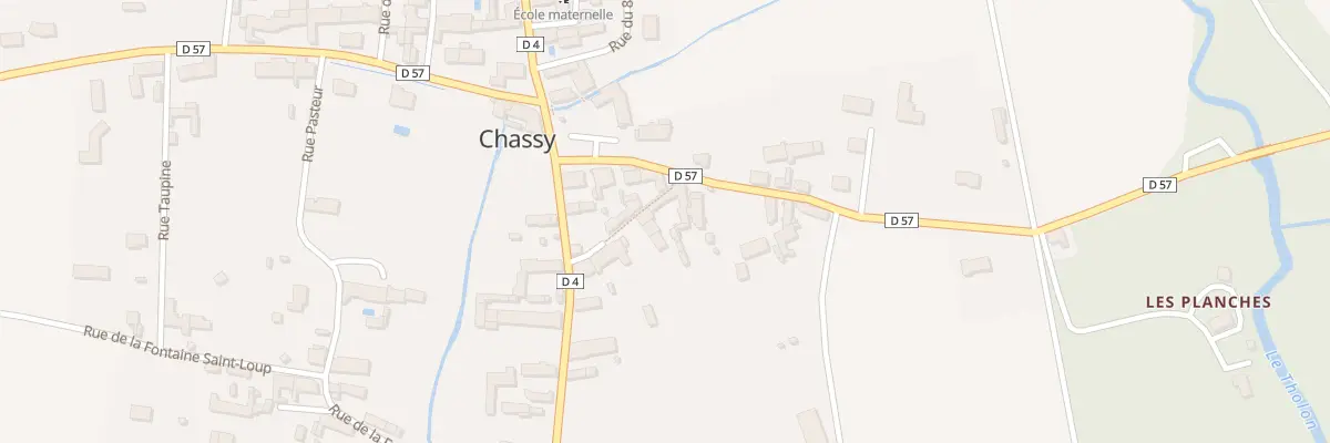 Plan du 12 Rue de la Gare à Chassy