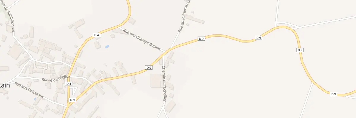 Plan du 1 Rue de la Forterre à Lain