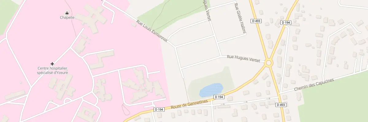 Plan du 10 Rue Dulcie September à Yzeure