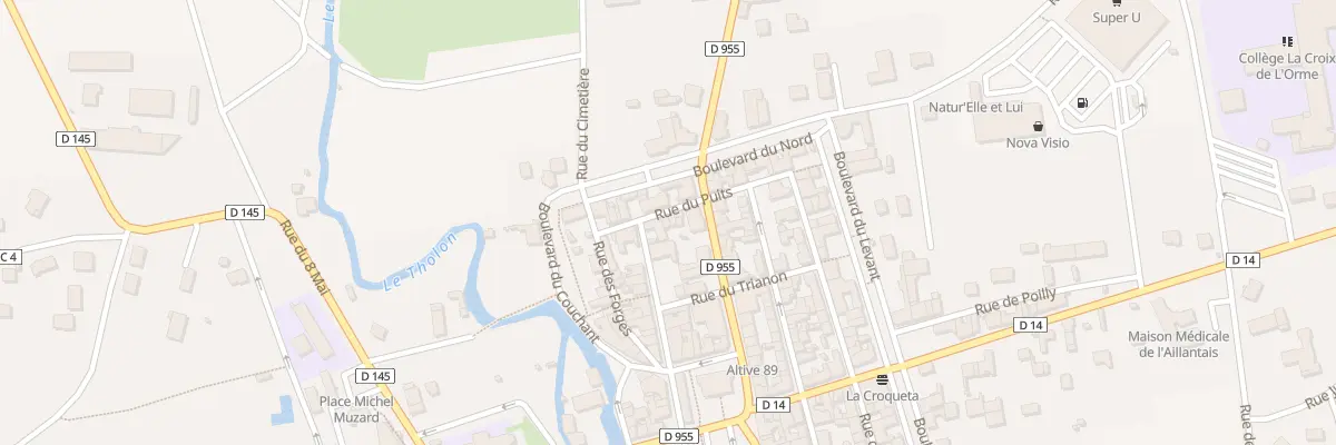 Plan du 6 Rle du Puits à Montholon