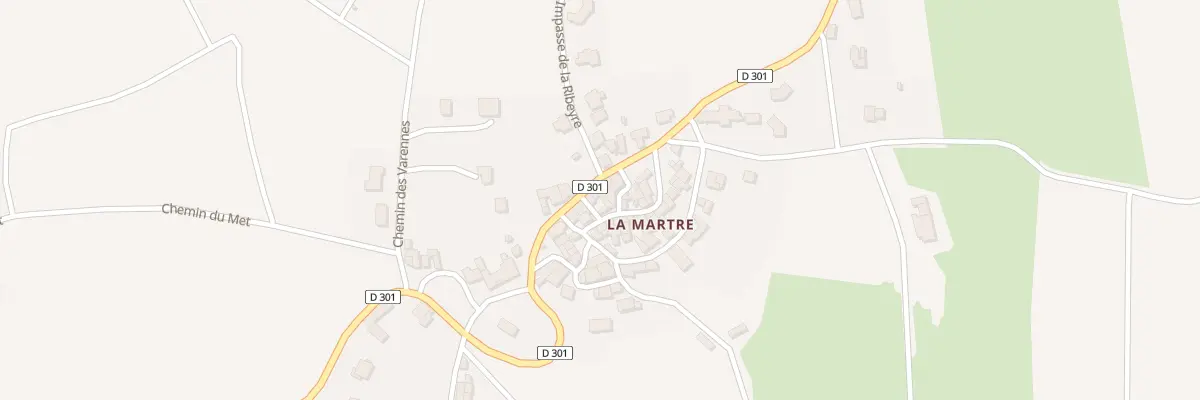 Plan du 5055 La Martre à Montmorin