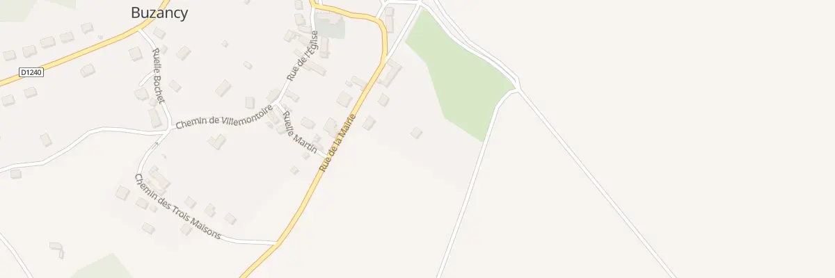 Plan du 9001 Rue de la Mairie à Buzancy