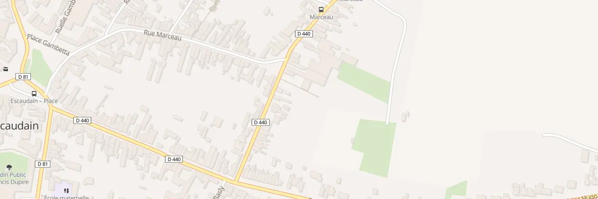 Plan du 24 Rue Camille Desmoulins à Escaudain