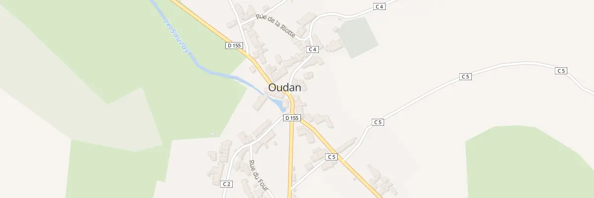 Plan du 72 Le Bourg à Oudan