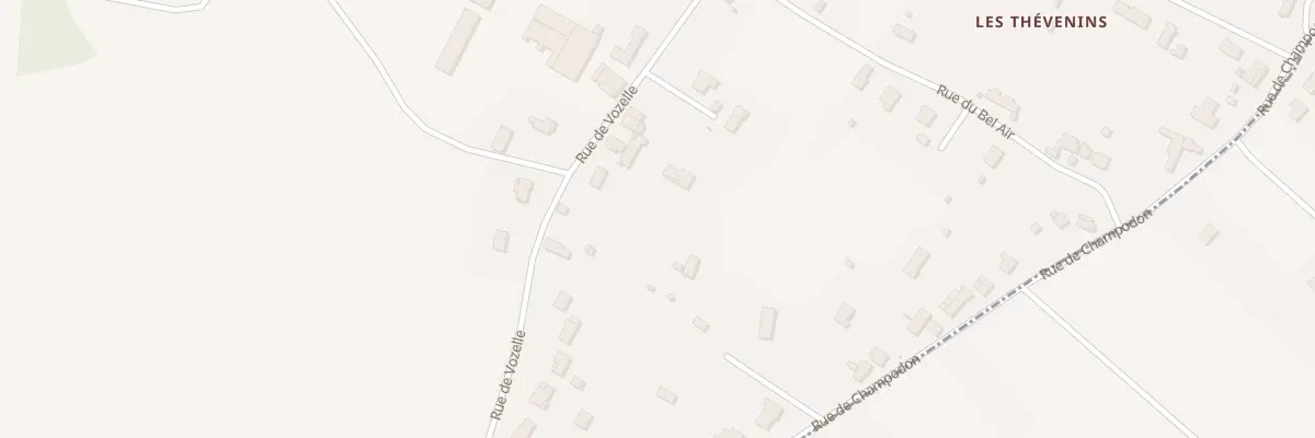 Plan du 19 Rue de Vozelle à Vendat