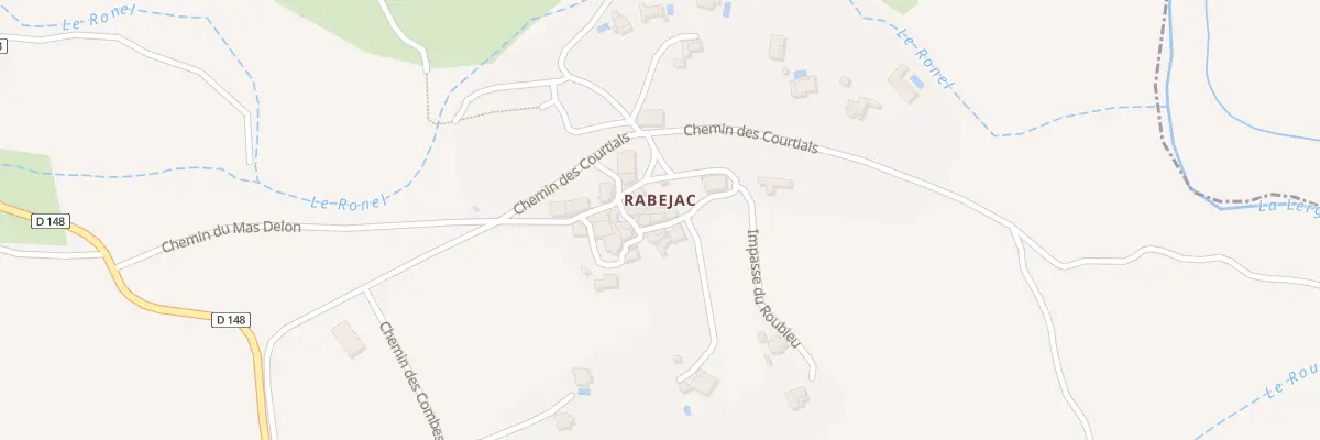Plan du 5558 Hameau de Rabejac au Puech