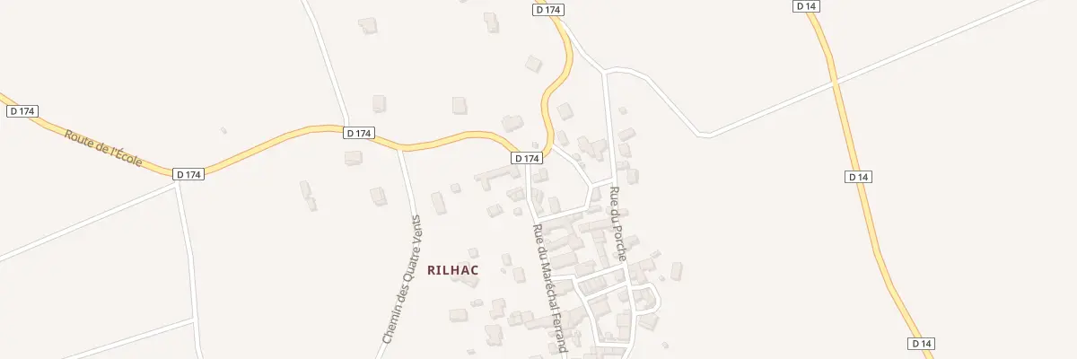 Plan du 5614 Rilhac à Vergongheon