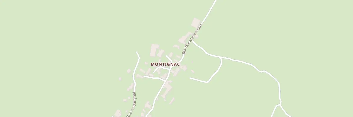 Plan du 5244 Montignac à La Malène