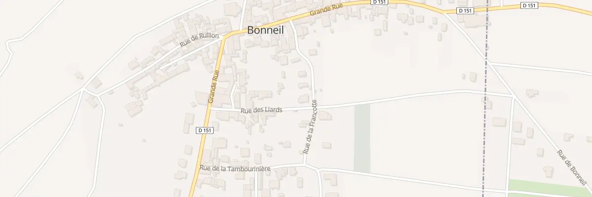 Plan du 11 Rue des Liards à Bonneil