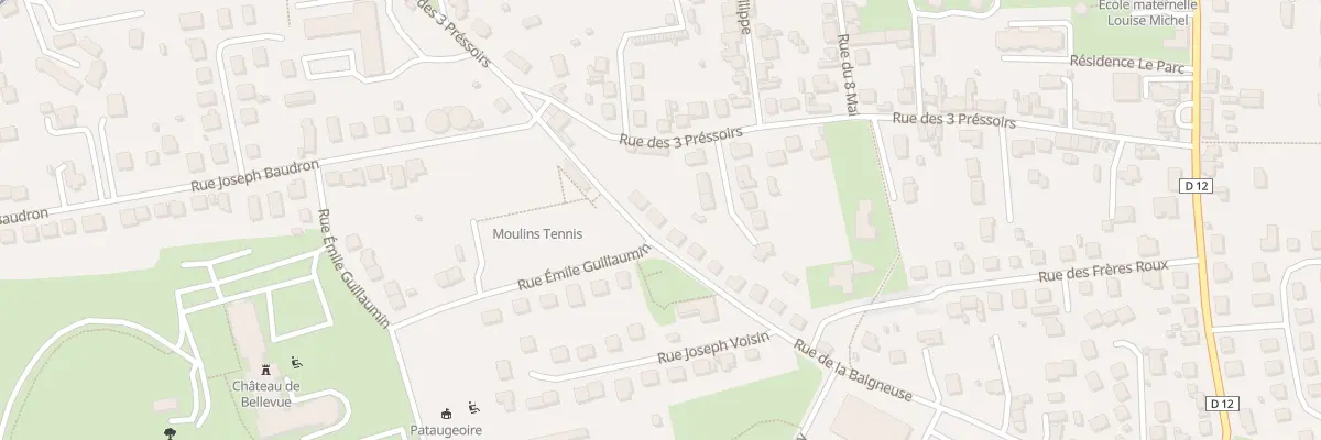 Plan du 36 Rue de la Baigneuse à Yzeure
