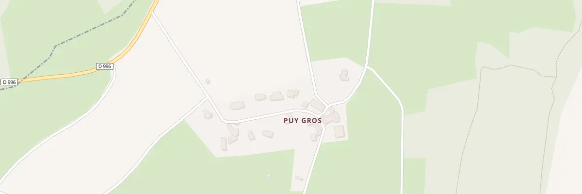 Plan du 5213 Puy Gros à Usson