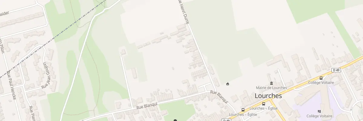 Plan du 91 Rue Henri Durre à Lourches