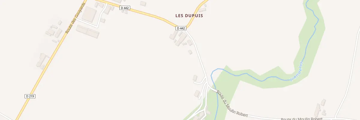 Plan du 2 Rte du Moulin Robert à Paray-sous-Briailles
