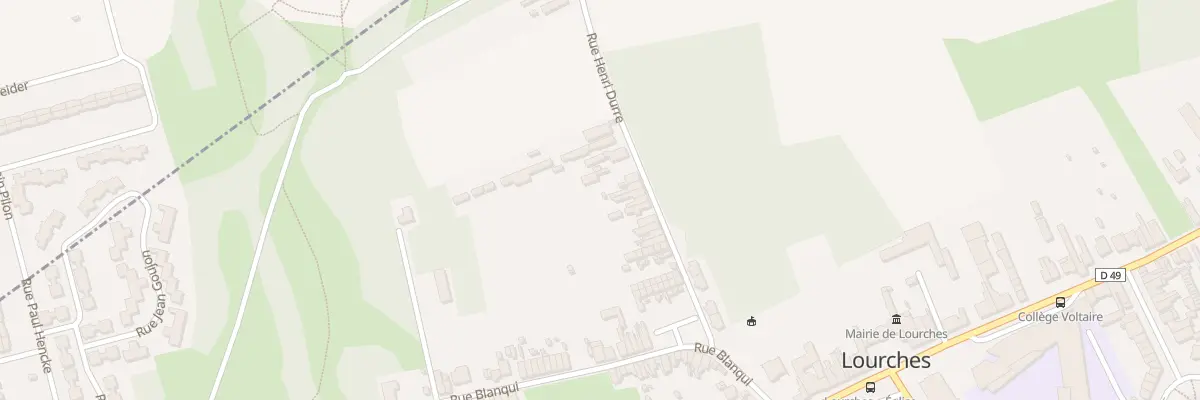 Plan du 125 Rue Henri Durre à Lourches