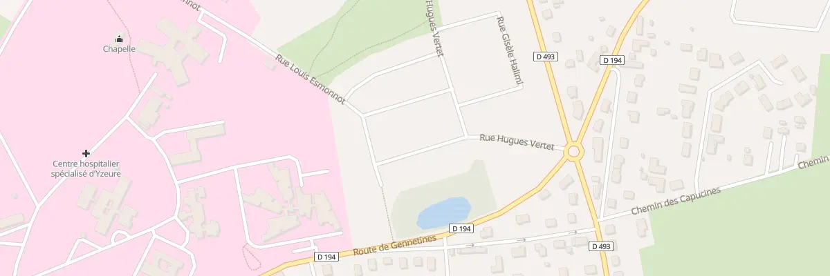 Plan du 6 Rue Dulcie September à Yzeure