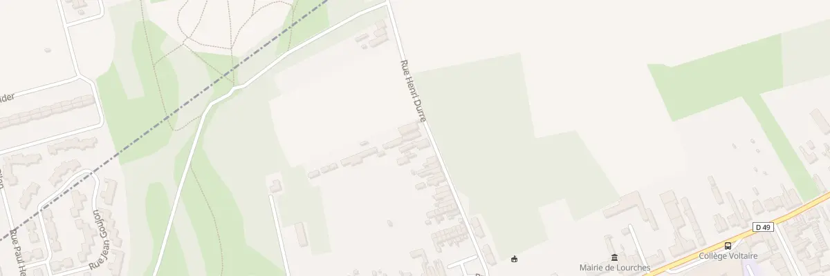Plan du 165 Rue Henri Durre à Lourches